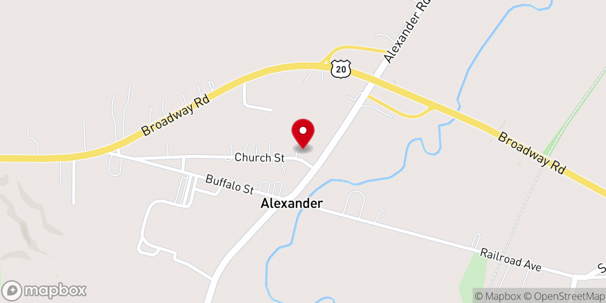 Map showing location of The Church In Alexander