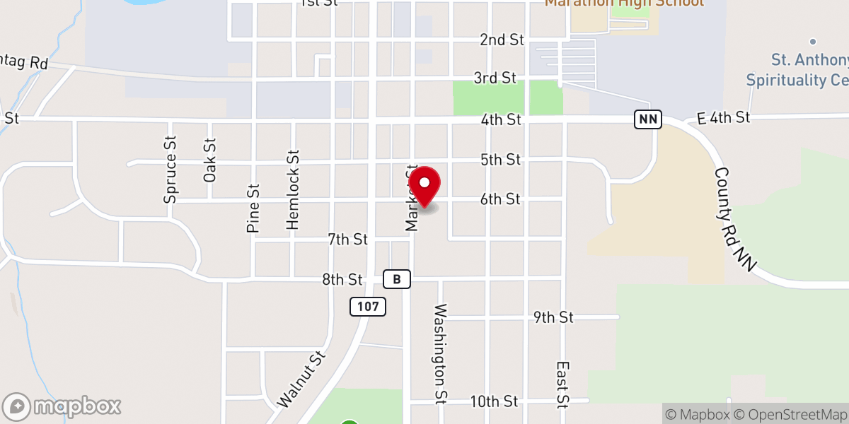 Map showing location of Nativity of the Blessed Virgin Mary Catholic Church