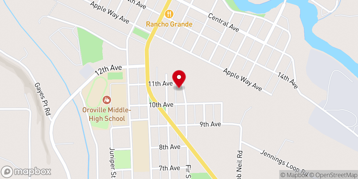 Map showing location of Bible Faith Family Church