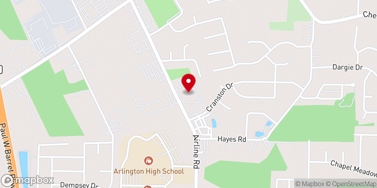 Map showing location of Mid-America Baptist Theological Seminary