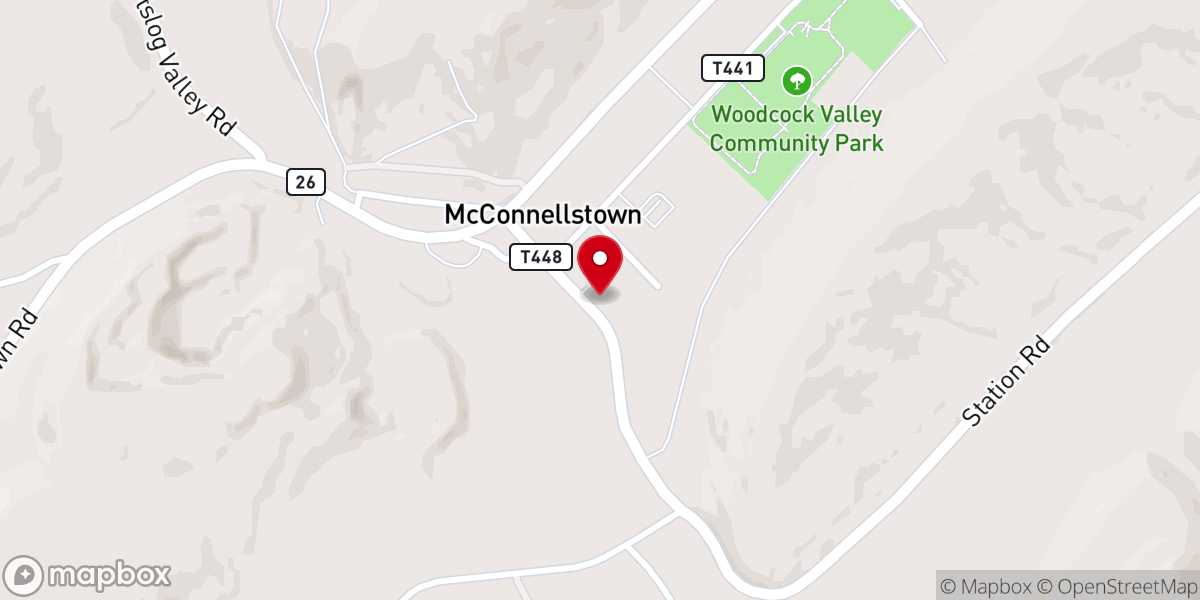 Map showing location of Trinity Reformed United Church of Christ