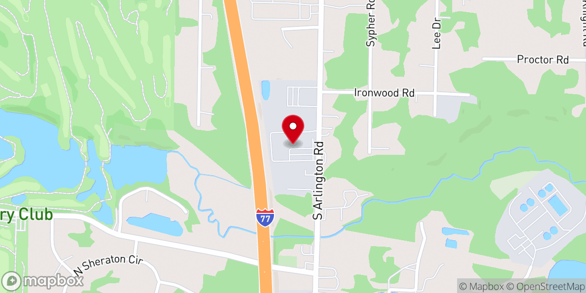 Map showing location of Compass North Church