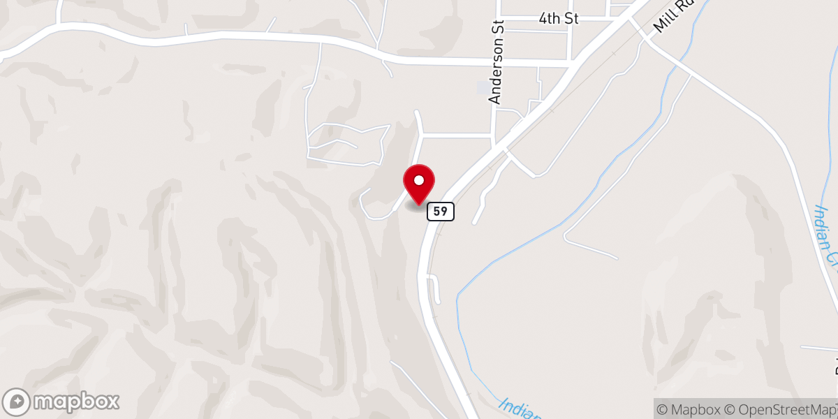 Map showing location of Exciting Living Word Fellowship