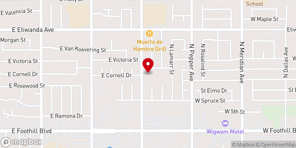 Map showing location of Faith Point Ministries