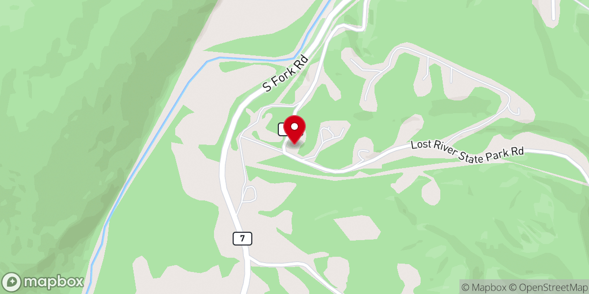 Map showing location of Harpers Chapel