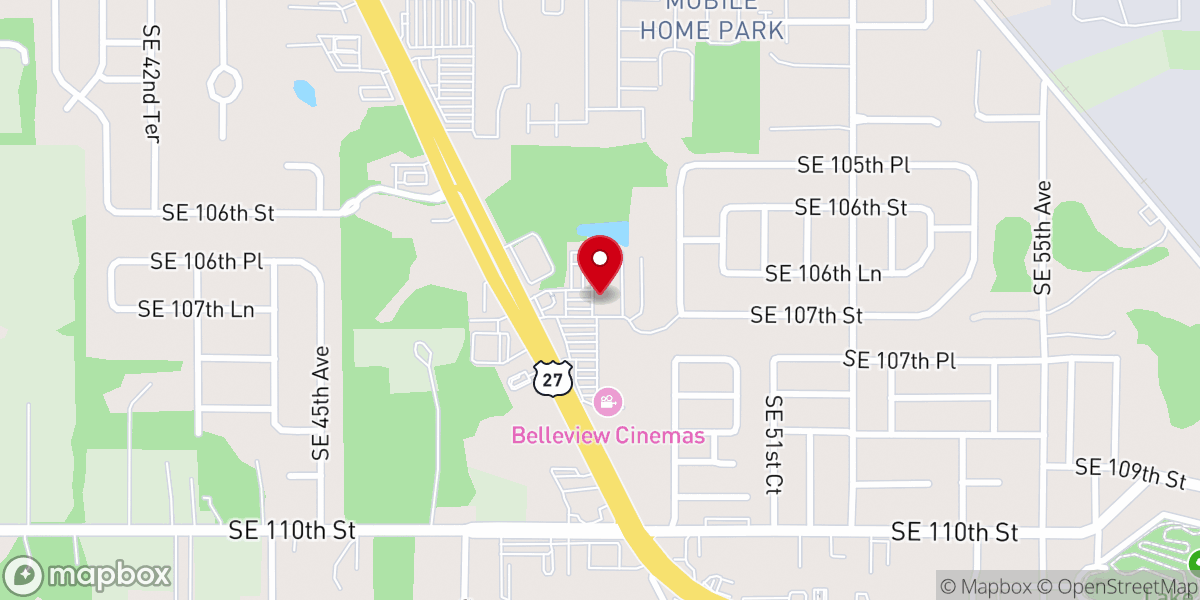 Map showing location of Destiny Church of Central Florida