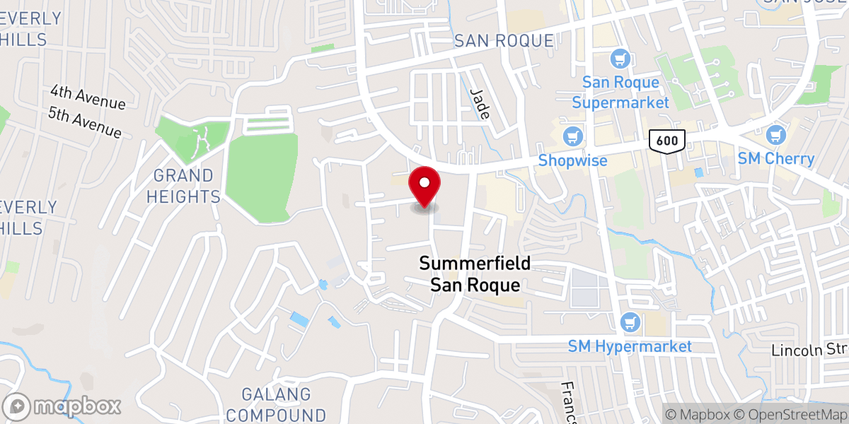 Map showing location of The Church of Jesus Christ of Latter-day Saints