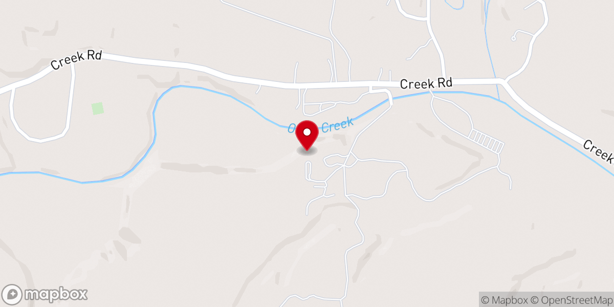 Map showing location of Ian's Chapel at Camp Lucy