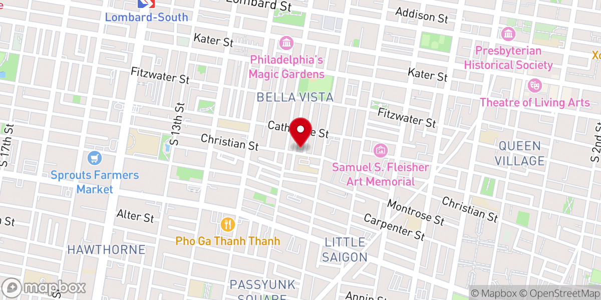 Map showing location of St. Paul Roman Catholic Church