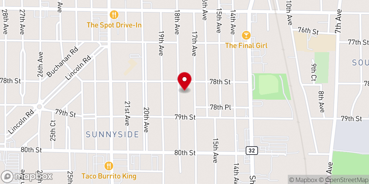 Map showing location of Well Ministry