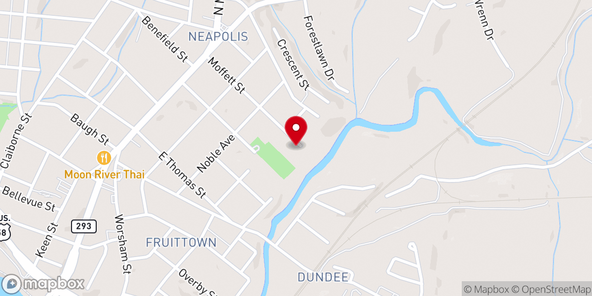Map showing location of Grace and Main