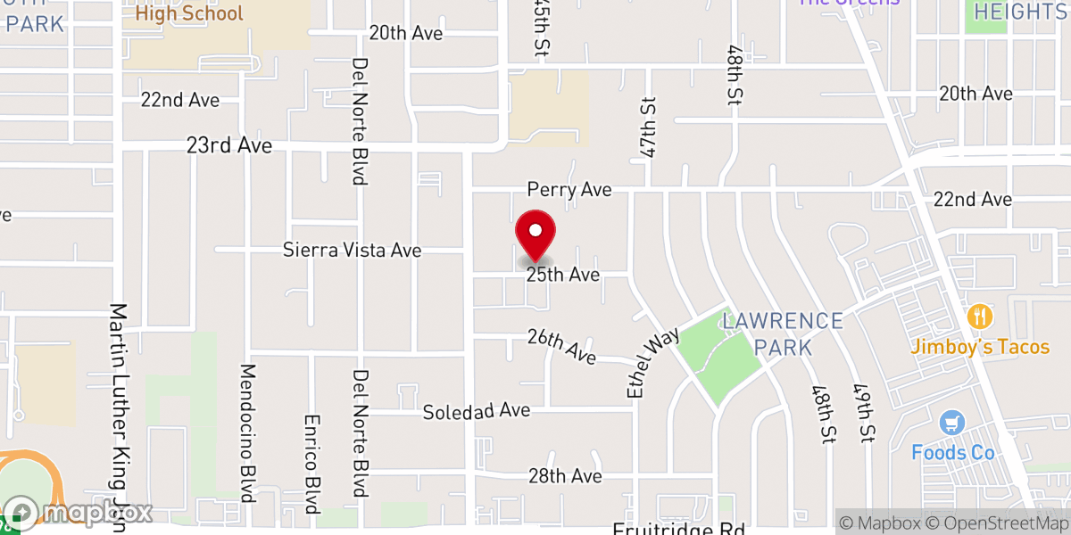 Map showing location of Mission A B Salem