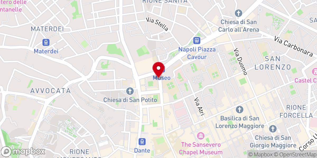Map showing location of Chiesa Di Santa Maria Di Costantinopoli