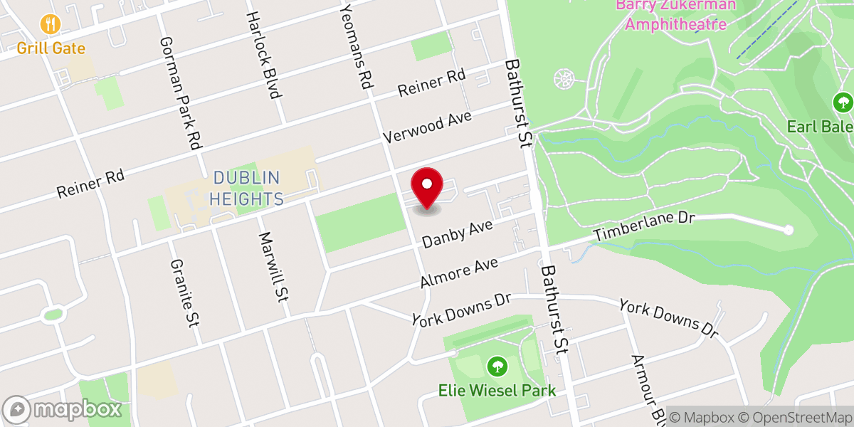 Map showing location of Beth David