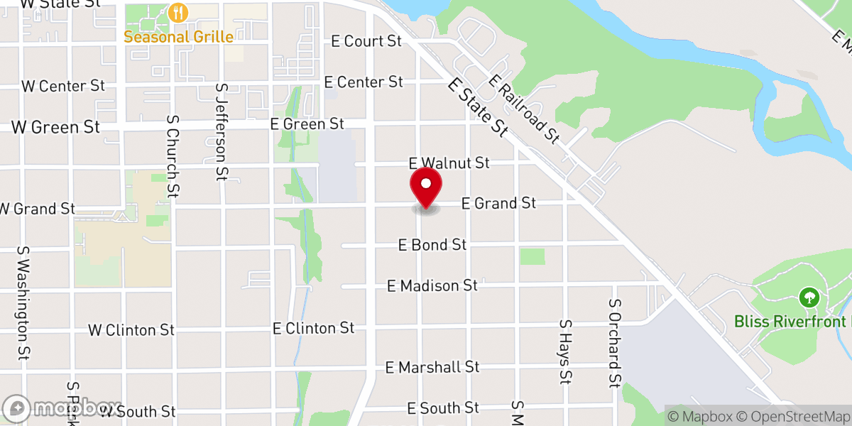 Map showing location of Community Baptist Church-Hastings