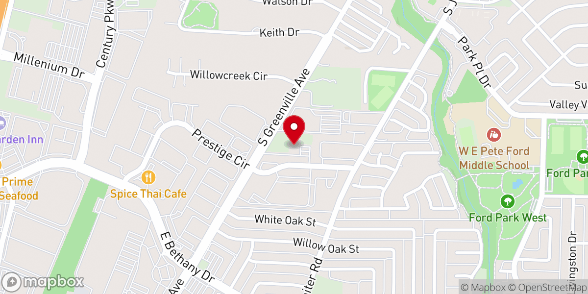 Map showing location of Church LYFE
