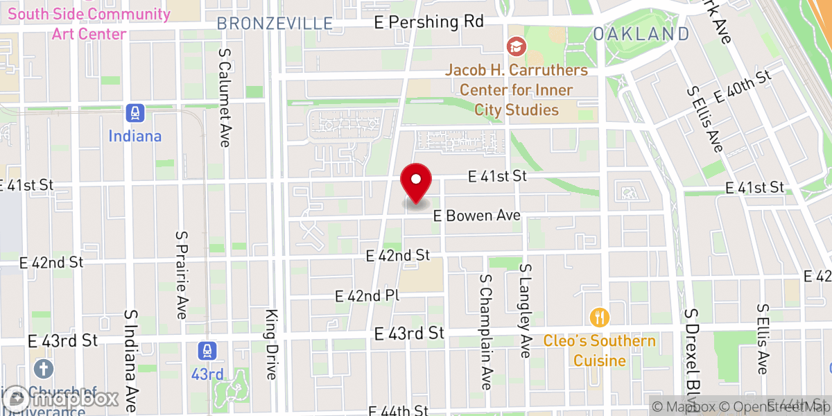 Map showing location of Saint Joseph Baptist Church