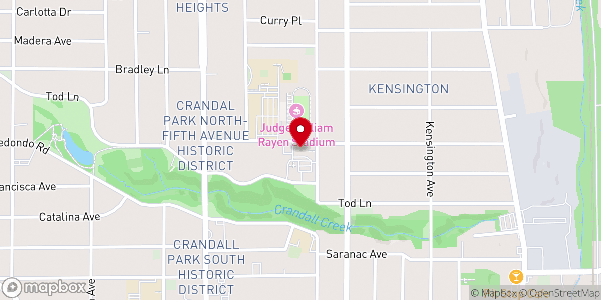 Map showing location of Saint Edward Catholic Church