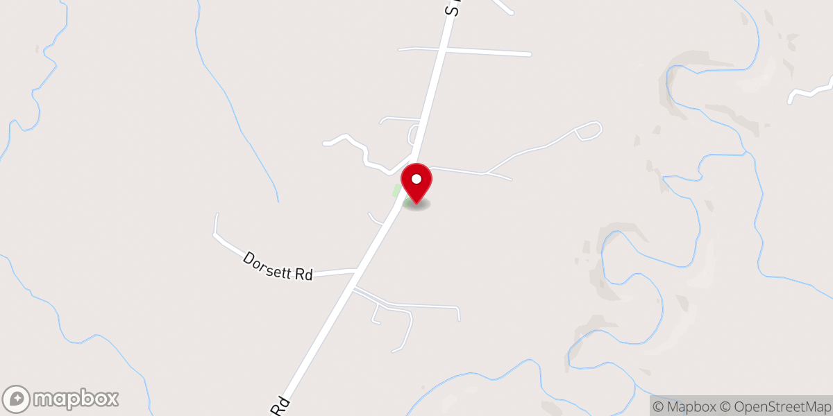 Map showing location of New Hope AME Zion Church