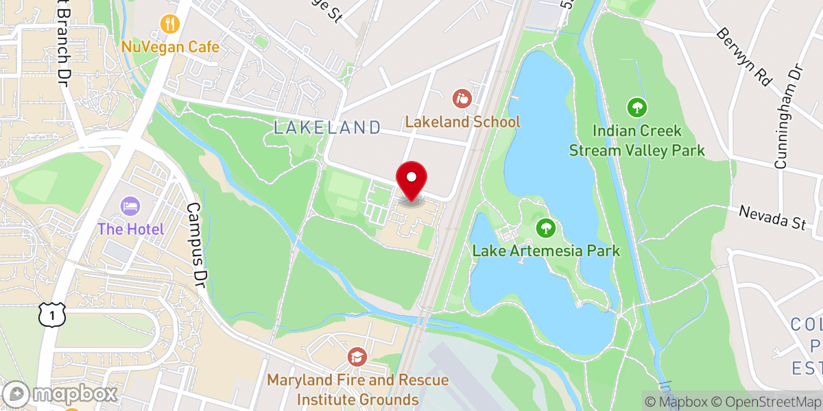 Map showing location of Aletheia College Park