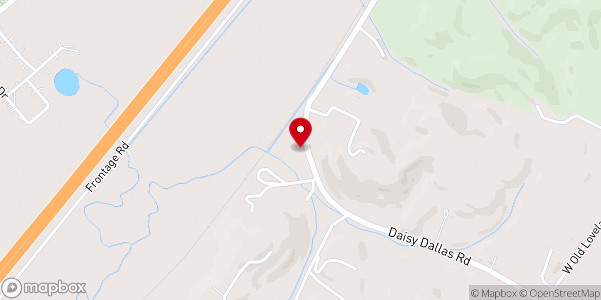 Map showing location of Melville Baptist Church
