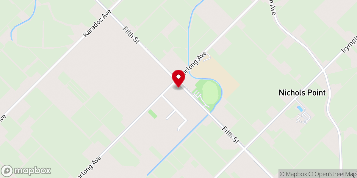 Map showing location of Sunraysia Presbyterian Church