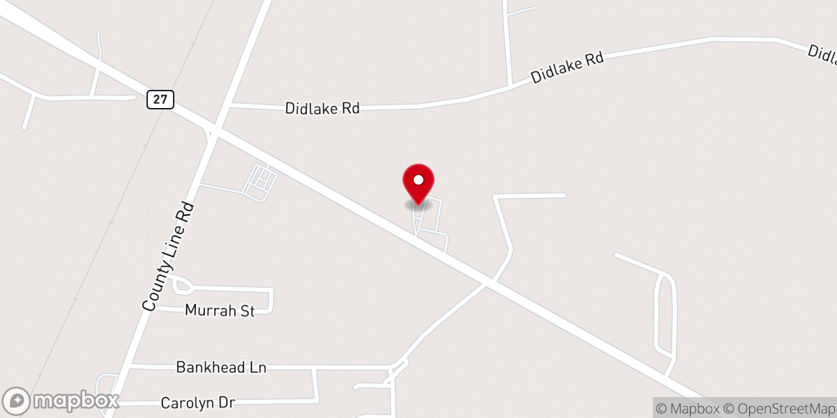 Map showing location of Springs of Praise World Outreach Center
