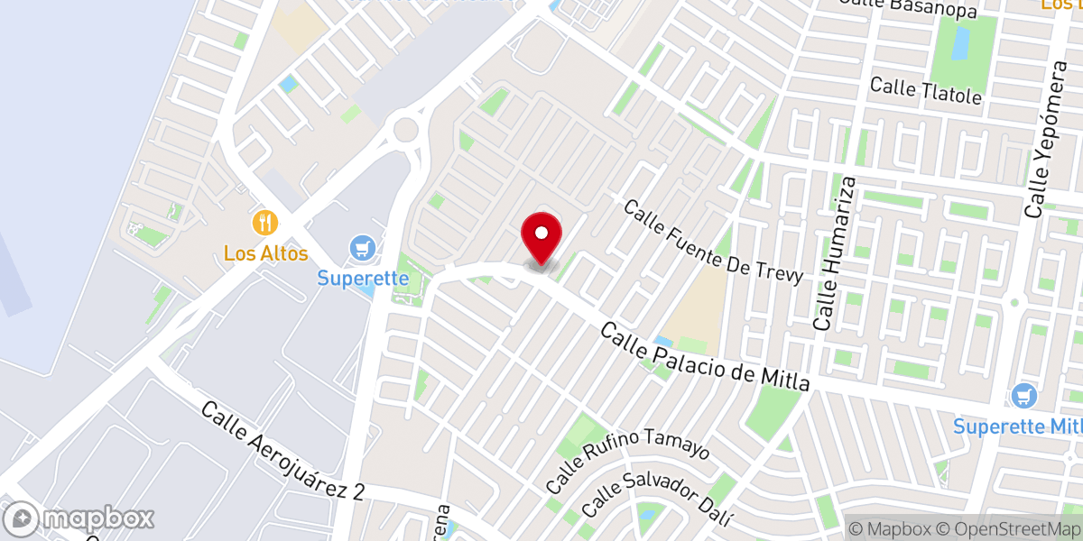 Map showing location of Iglesia bautista belen