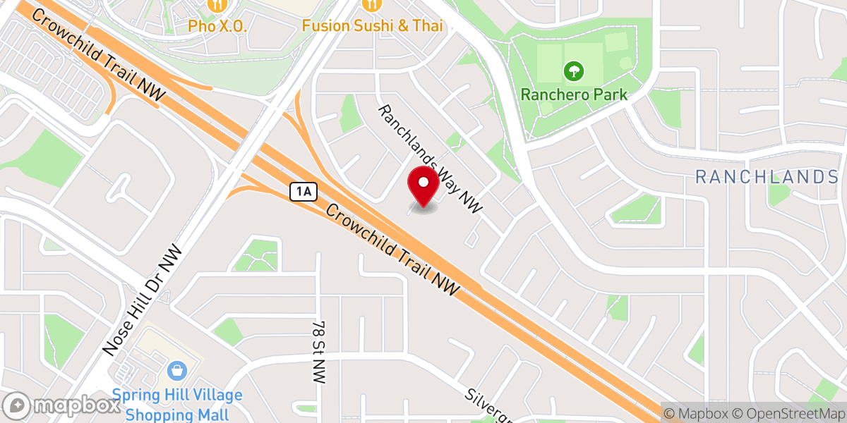 Map showing location of Westview Baptist Church