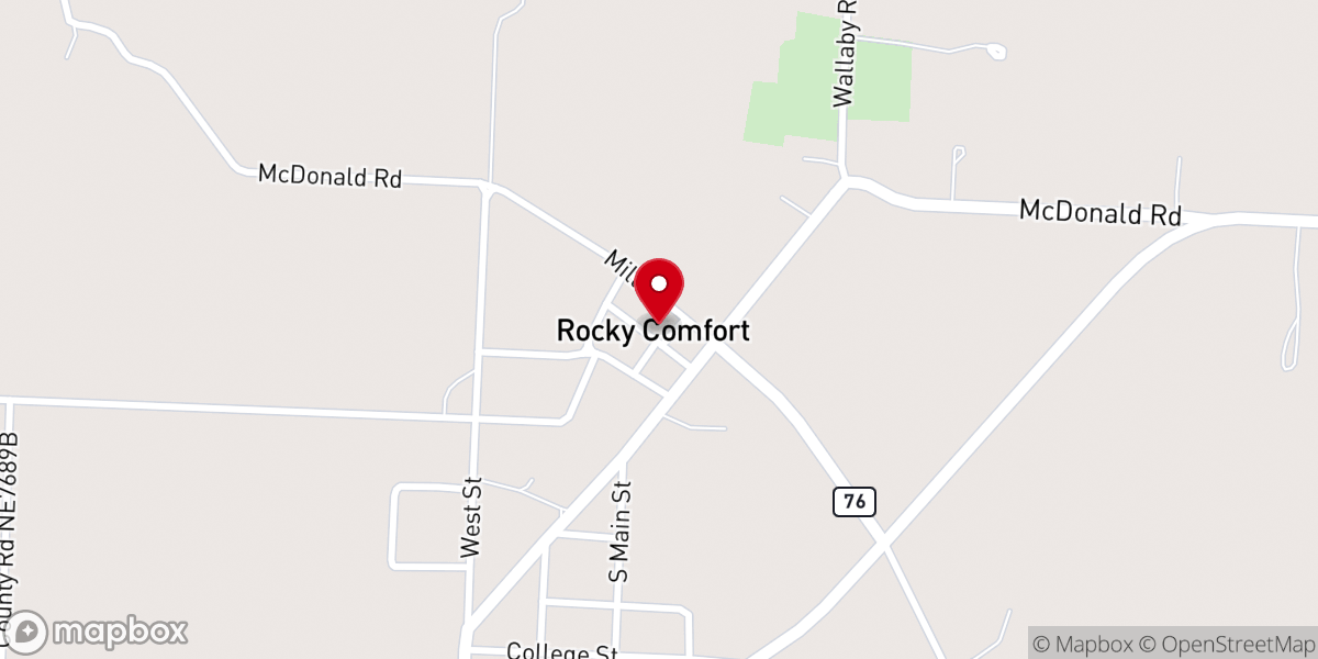 Map showing location of Body of Christ Ministries