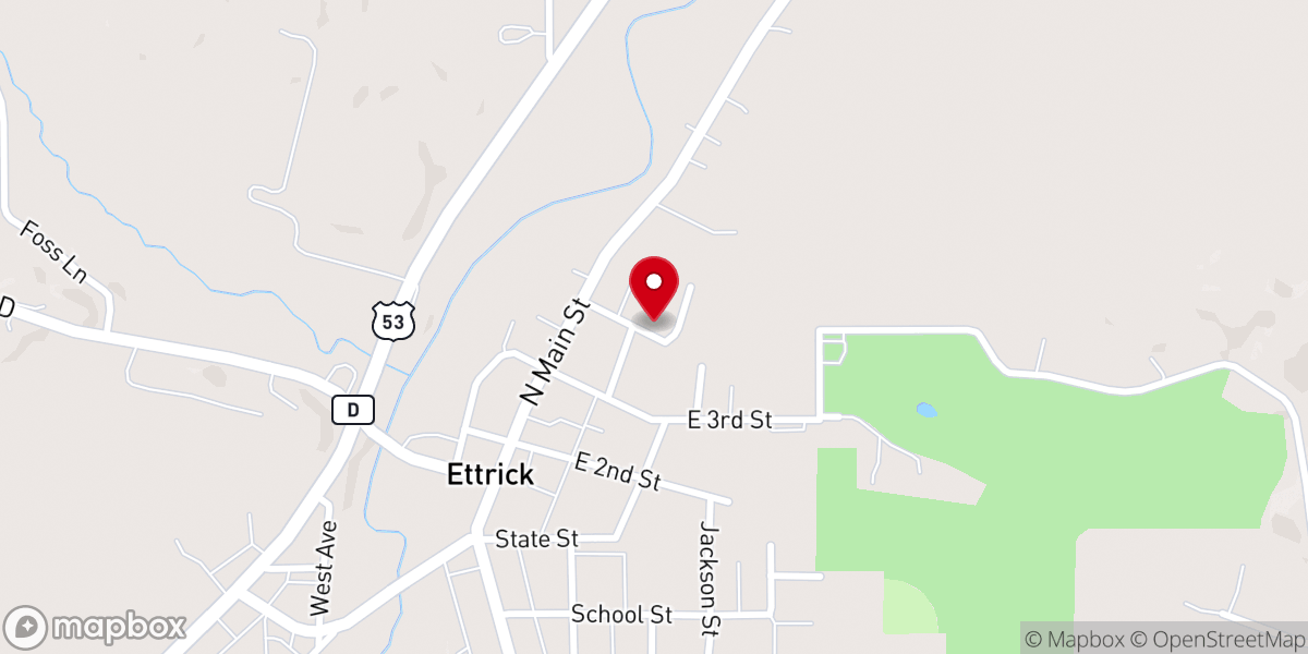 Map showing location of Living Hope Lutheran Church