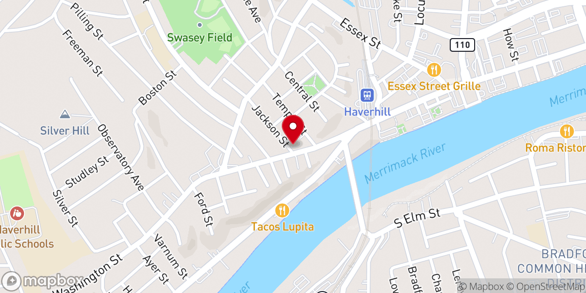 Map showing location of Oasis Church Assembly of God