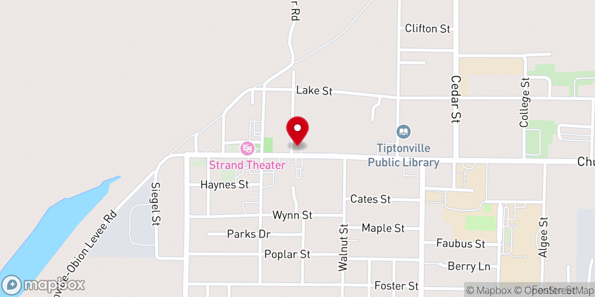 Map showing location of United States Postal Service