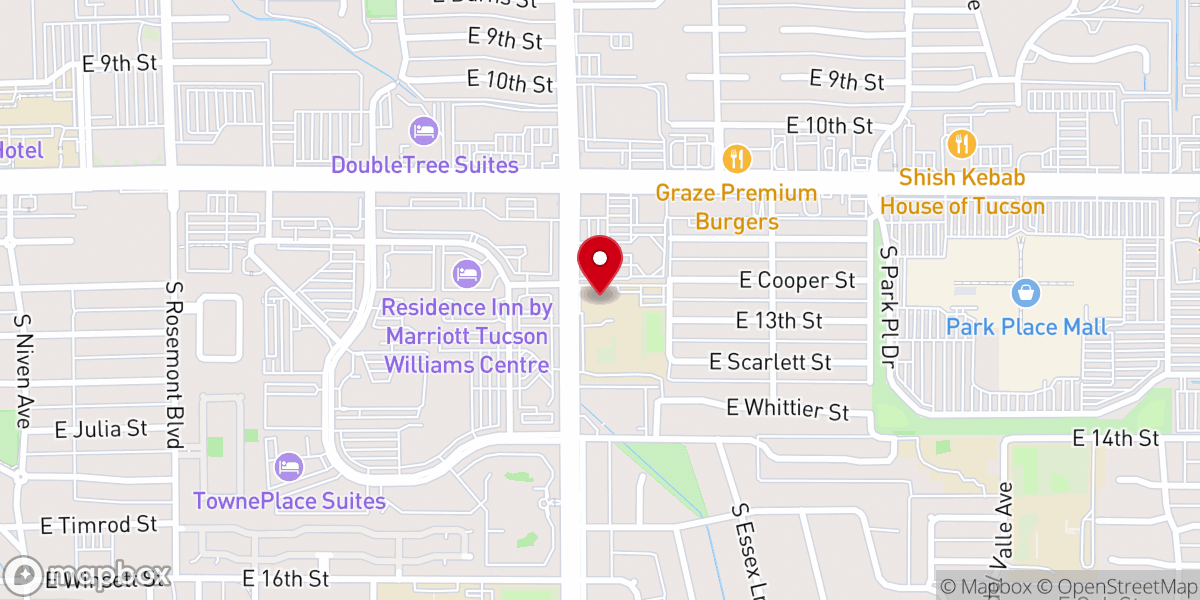 Map showing location of Saint Joseph Church