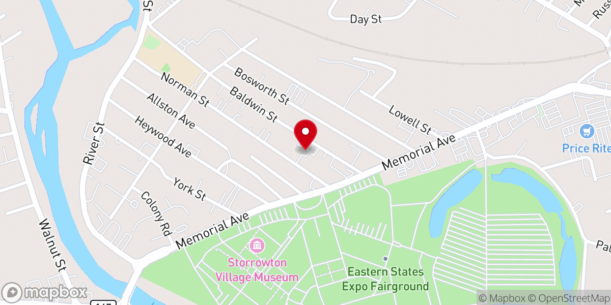Map showing location of Theodore N. Brown Memorial COGBF
