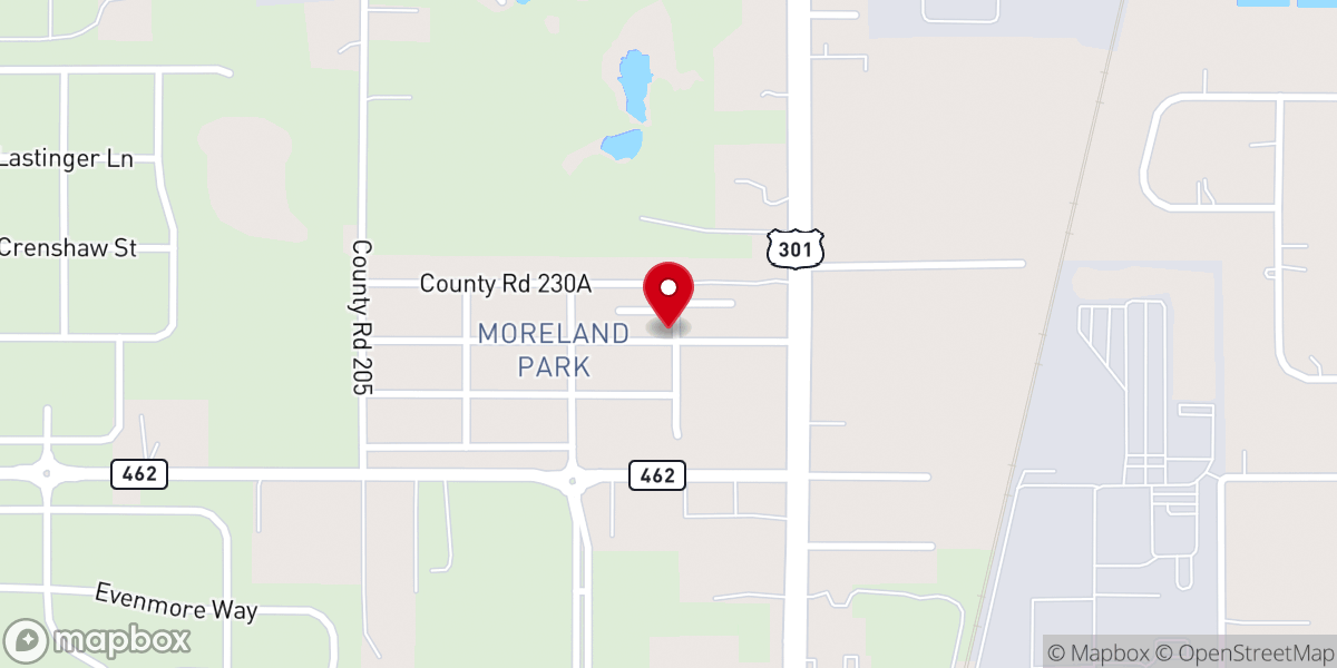 Map showing location of Moreland Park Baptist Church