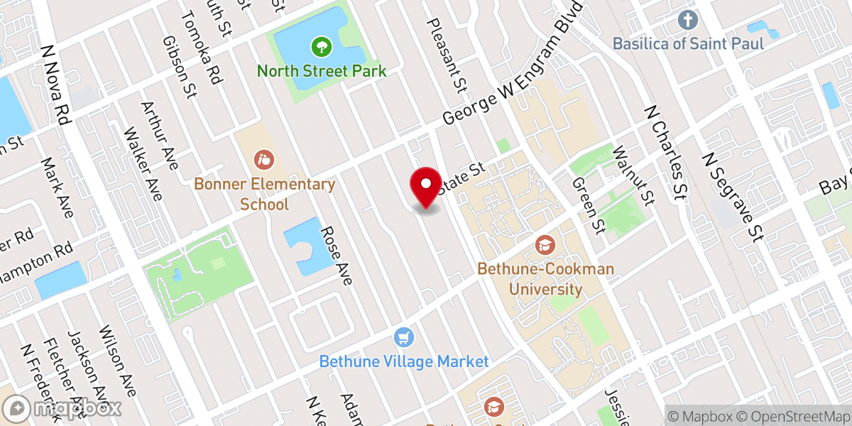 Map showing location of Powerhouse Ministry