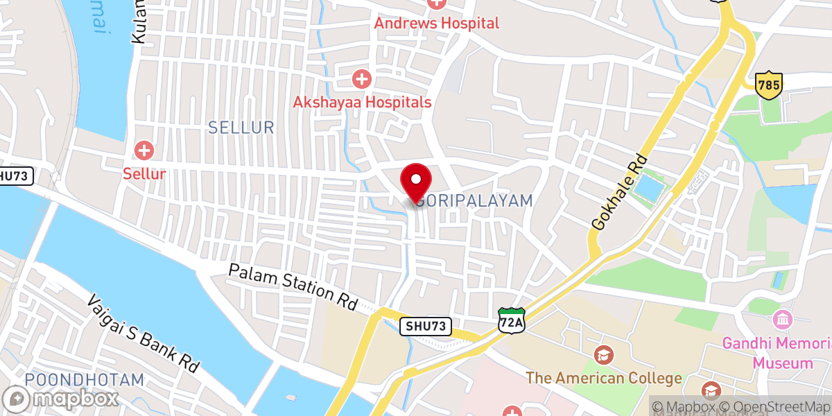 Map showing location of CSI CATHEDRAL church