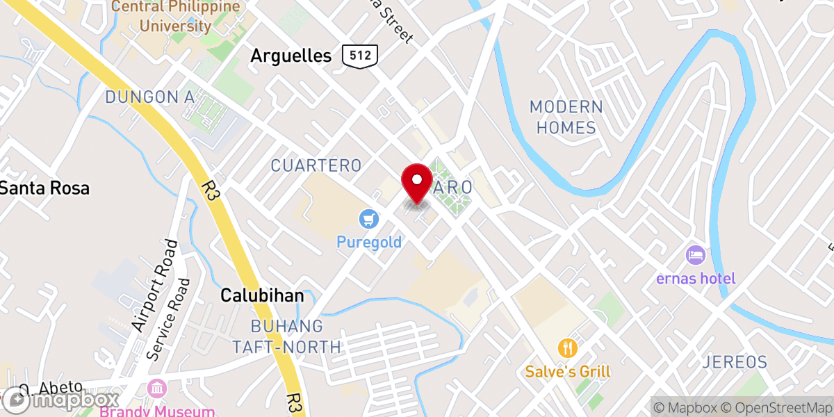 Map showing location of Jaro Metropolitan Cathedral of St. Elizabeth of Hungary & National Shrine of Our Lady of Candles