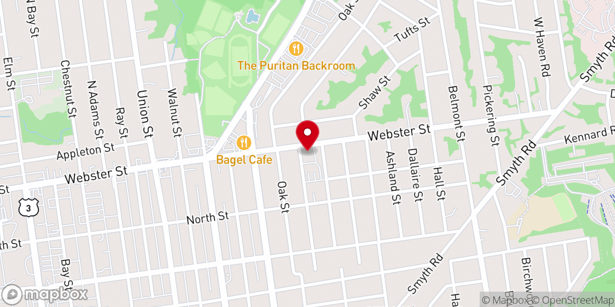 Map showing location of St. Catherine Roman Catholic Church