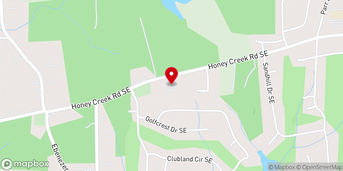 Map showing location of Transforming Faith Church