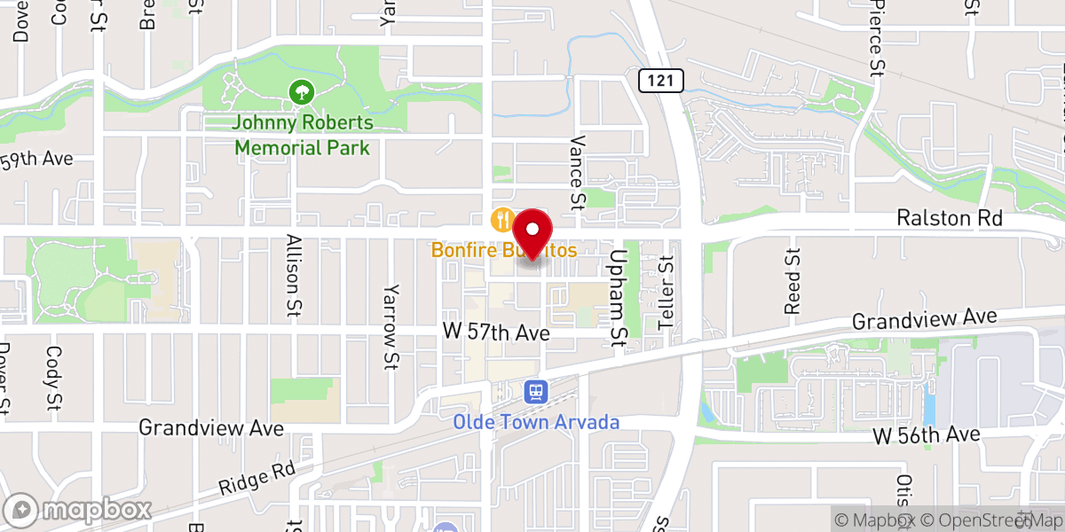 Map showing location of Shrine of St. Anne Catholic Church