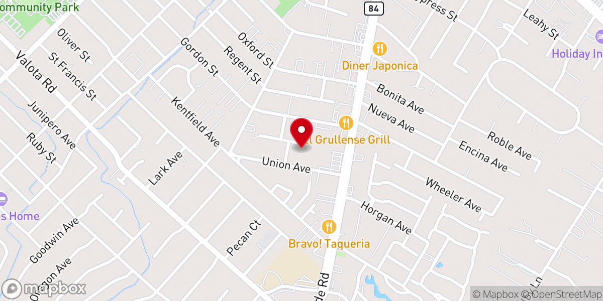 Map showing location of Victory International Church
