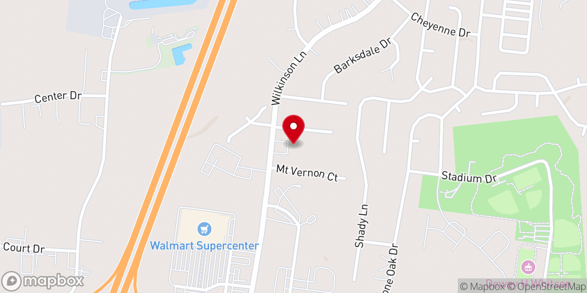 Map showing location of White House Church of the Nazarene
