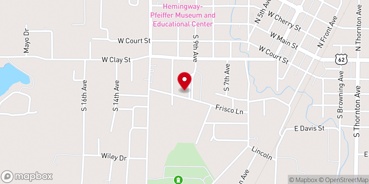 Map showing location of WINGS Food Pantry First General Baptist Church - Food Distribution Center
