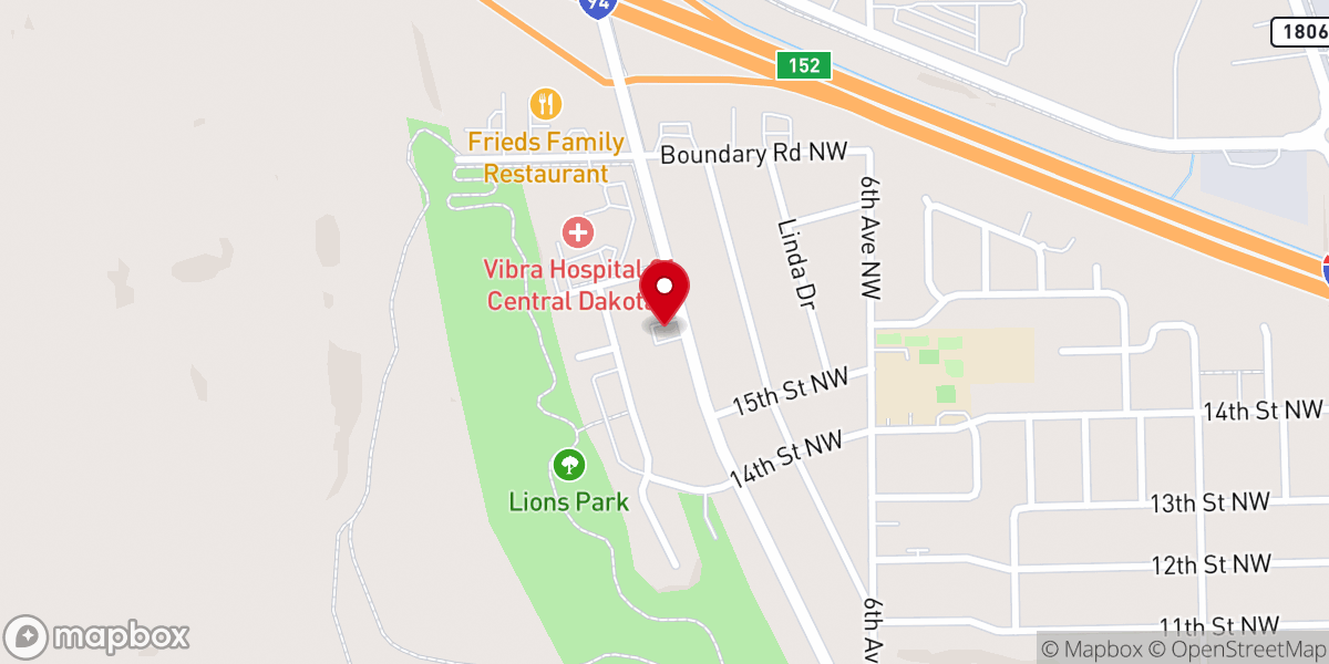 Map showing location of 3:16 Church