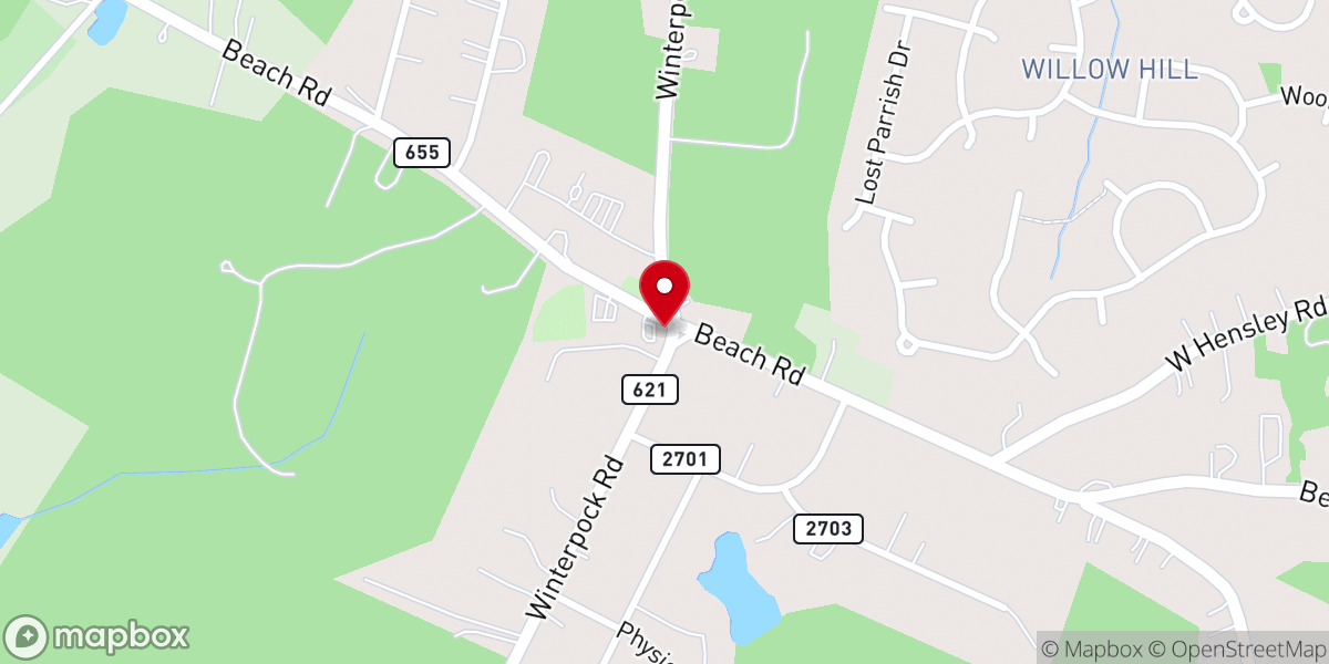Map showing location of Reformed Baptist Church of Richmond