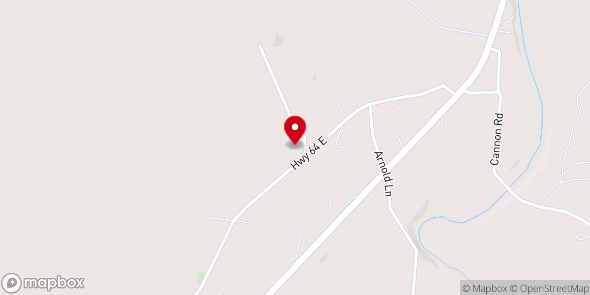 Map showing location of Mount Olivet United Methodist Church