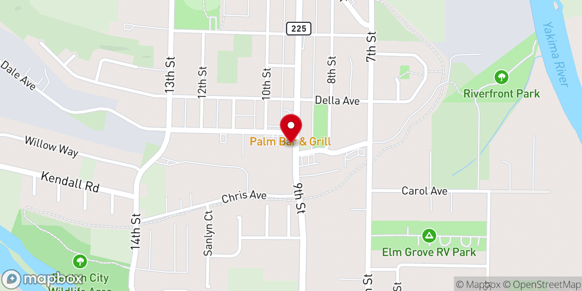 Map showing location of Benton City Chamber of Commerce