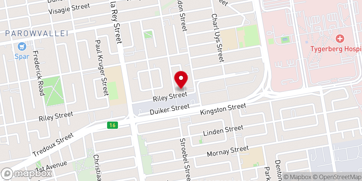 Map showing location of Mater Dei Catholic Church